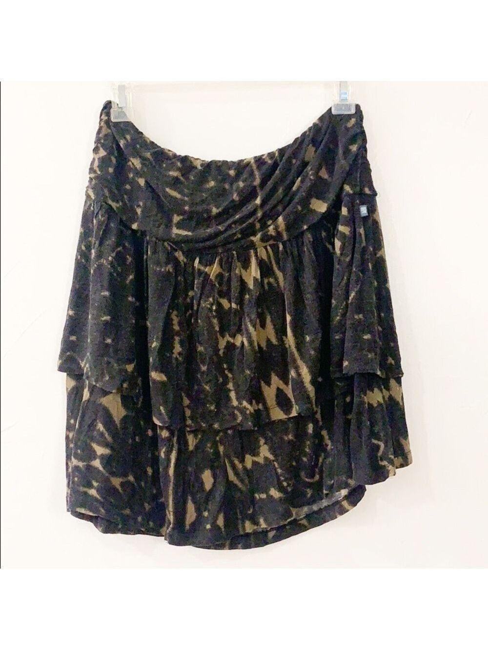 𝅺DEPT. Layered Jersey Tie Dyed Skirt.